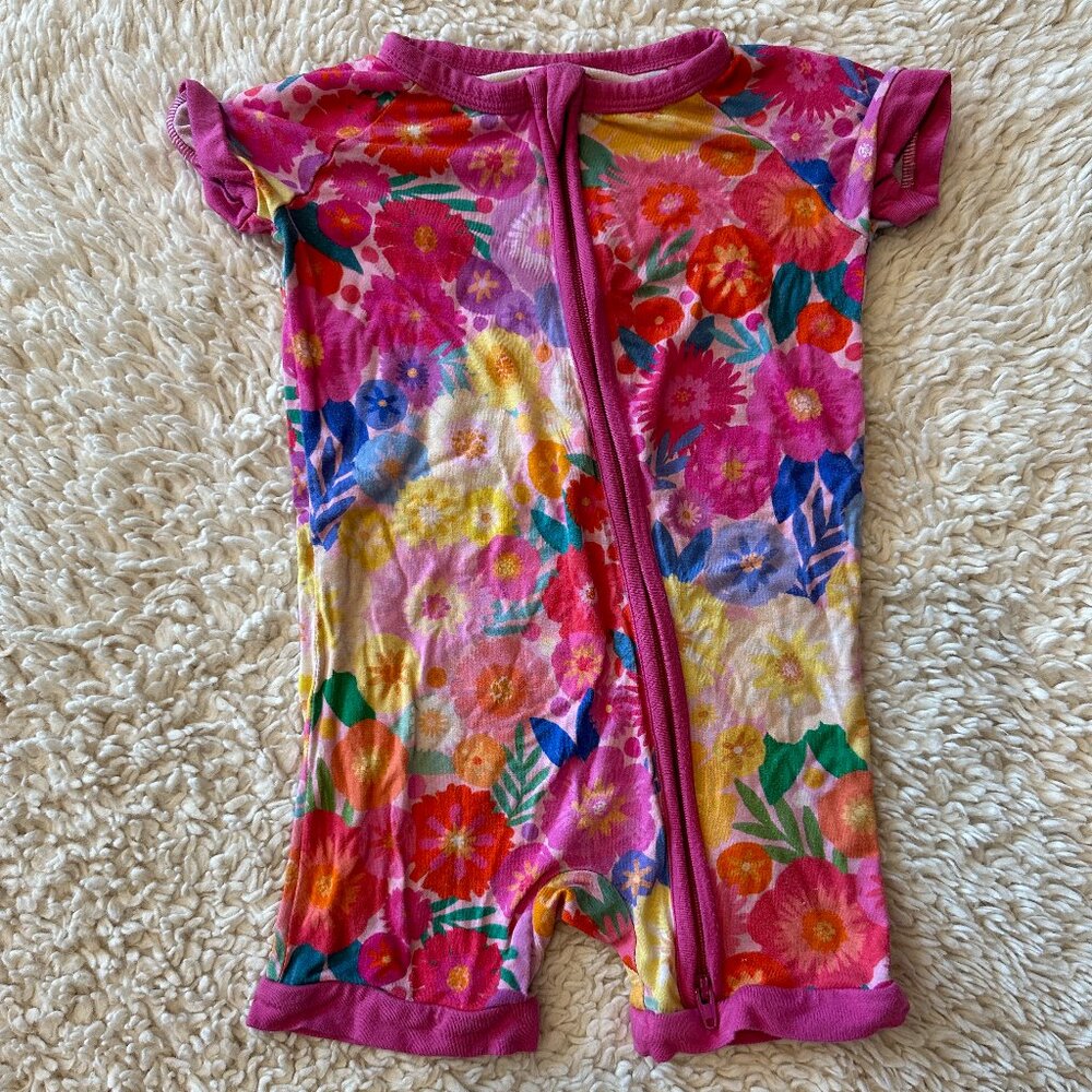 Little Sleepies Rainbow Blooms Shorty